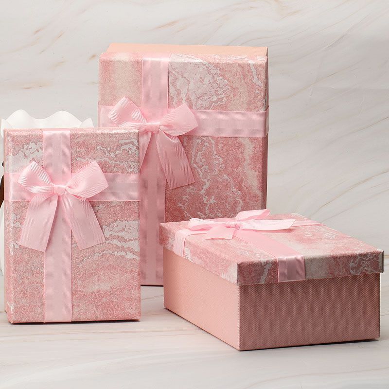 Caja de regalo de cumpleaños de tinta, caja de regalo de primavera del dragón, caja de regalo rectangular, cubierta de cielo, novio, novio