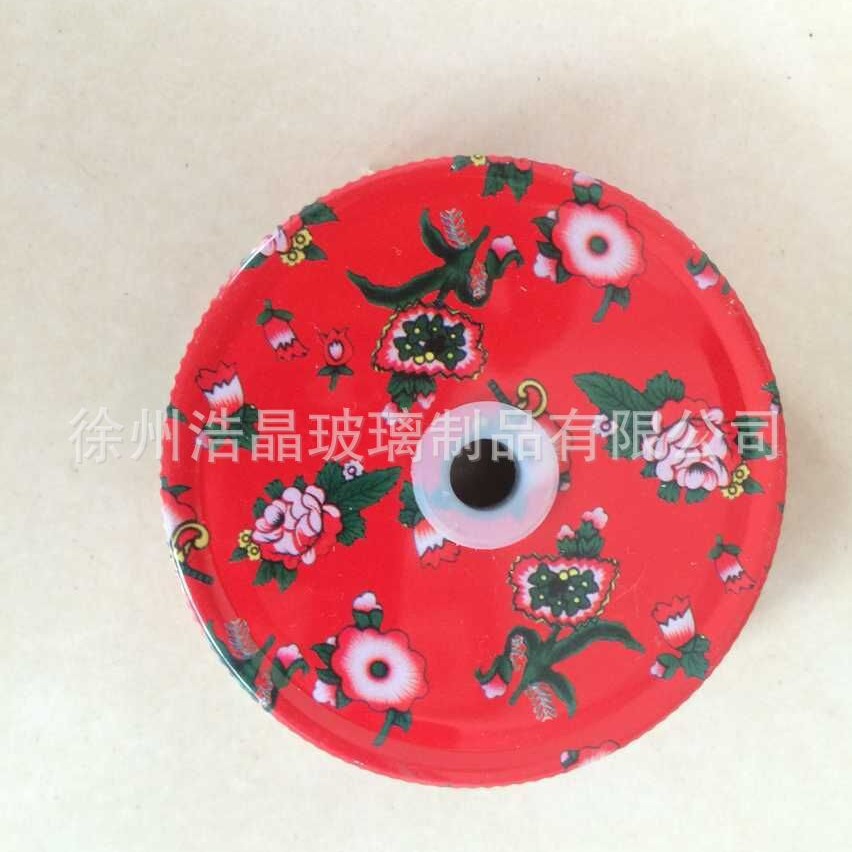 厂家各种外翻版盖子金属盖分体盖马口铁盖子印花饮料盖螺旋盖