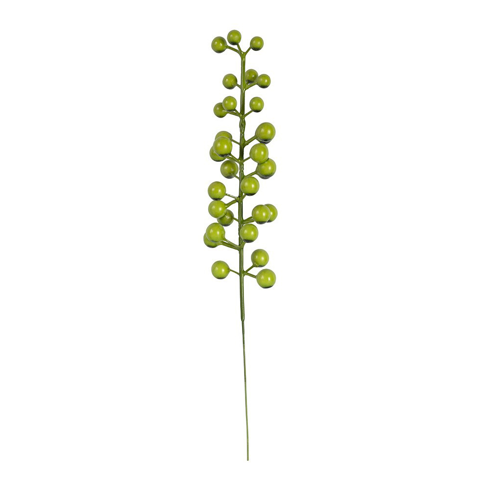 Productos transfronterizos de simulación de bayas de una sola horquilla 30 bolas de frutas ricas cadena de flores hechas a mano accesorios de flores de decoración navideña proveedor de origen image 4