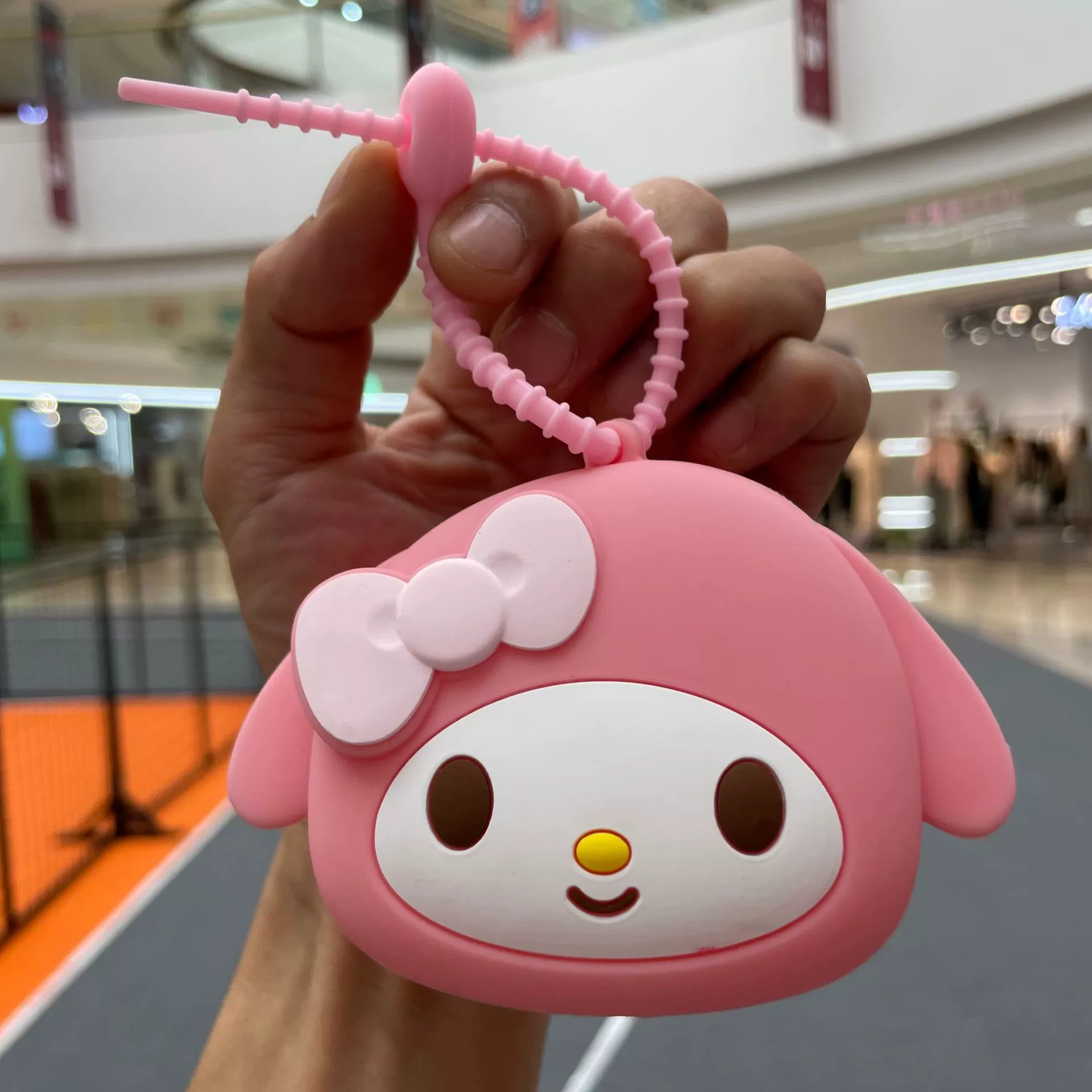 Sanrio силиконовый кошелек, сумочка для ключей, брелок, подвеска, подарок на день рождения