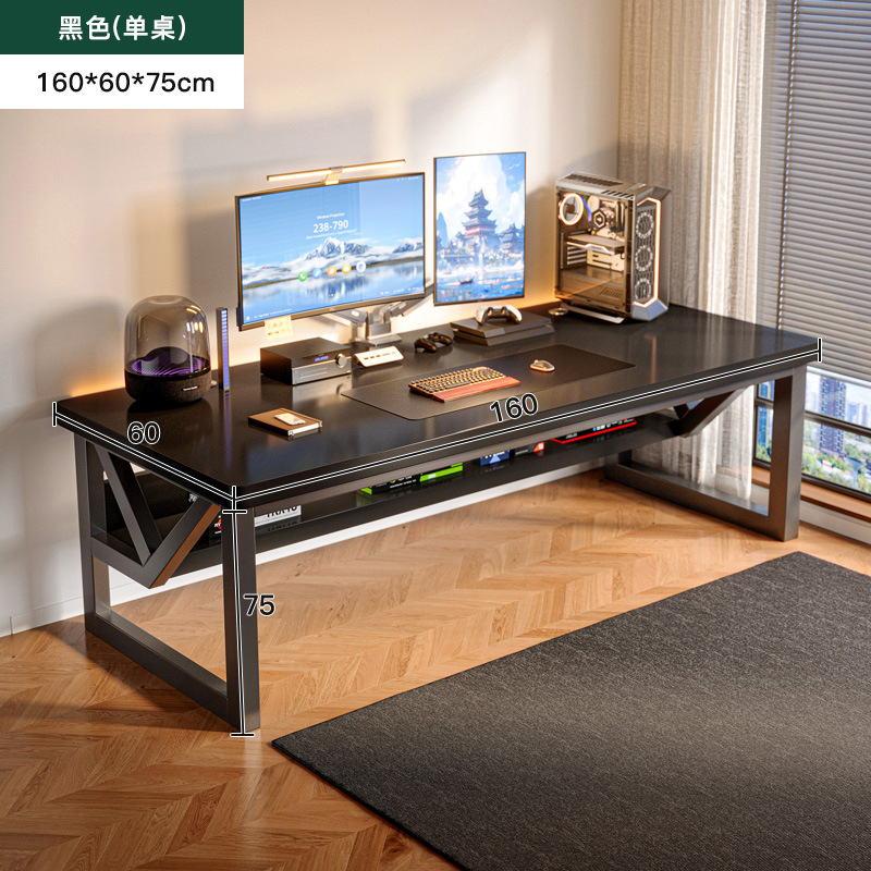 Mesa de computadora mesa de escritorio mesa doméstica mesa de trabajo dormitorio rectangular mesas de doble mesa mesa de deportes electrónicos sillas simple mesa de oficina