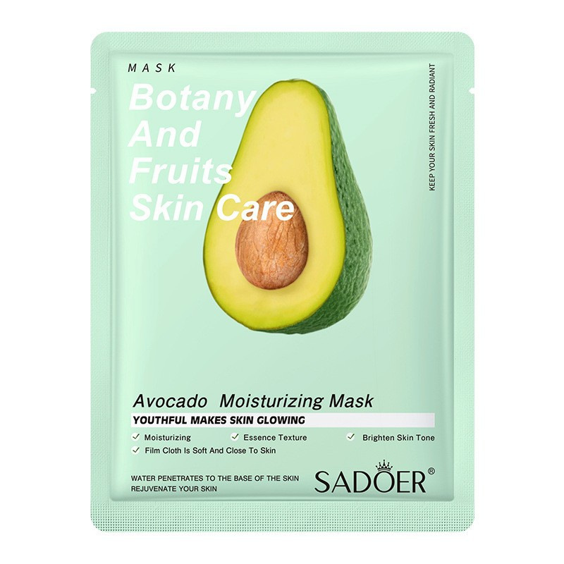 Inglés sadoer planta serie máscara facial máscara hidratante máscara transfronteriza Comercio exterior al por mayor image 9