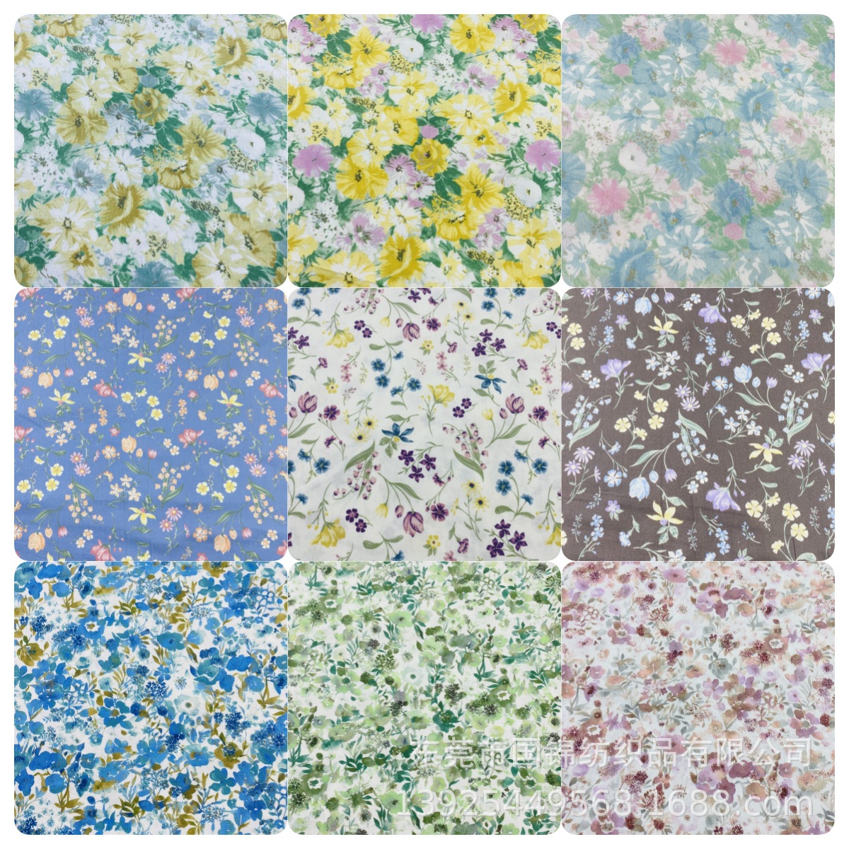 热销初春纯棉印花布 全棉40支府绸印花布 小清新衬衣连衣裙面料