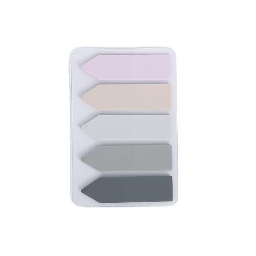 Translucent Morandi color PET sticky notes with an Instagram-inspired minimalist and cute design, self-adhesive index label sticker set