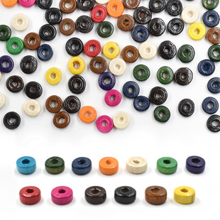 DIY�Ʒ���8MM��ɫ�A���wľ��ľ�|܇݆��Ƭ���ֹ��Ʒ��ɢ��