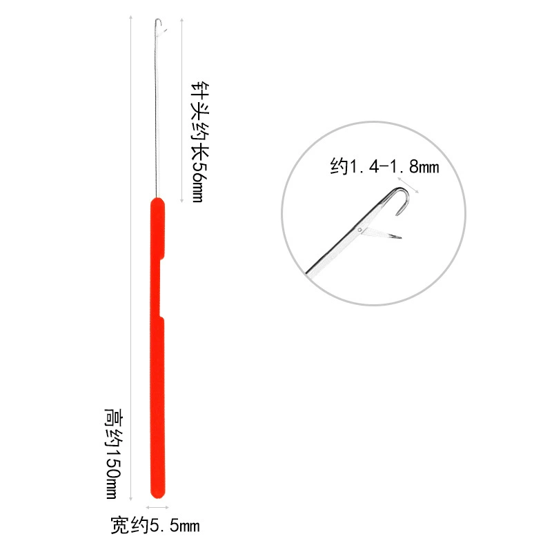 002 пластиковая ручка металлический крючок крючком с языком один рот язык крючком ручной вязальный инструмент