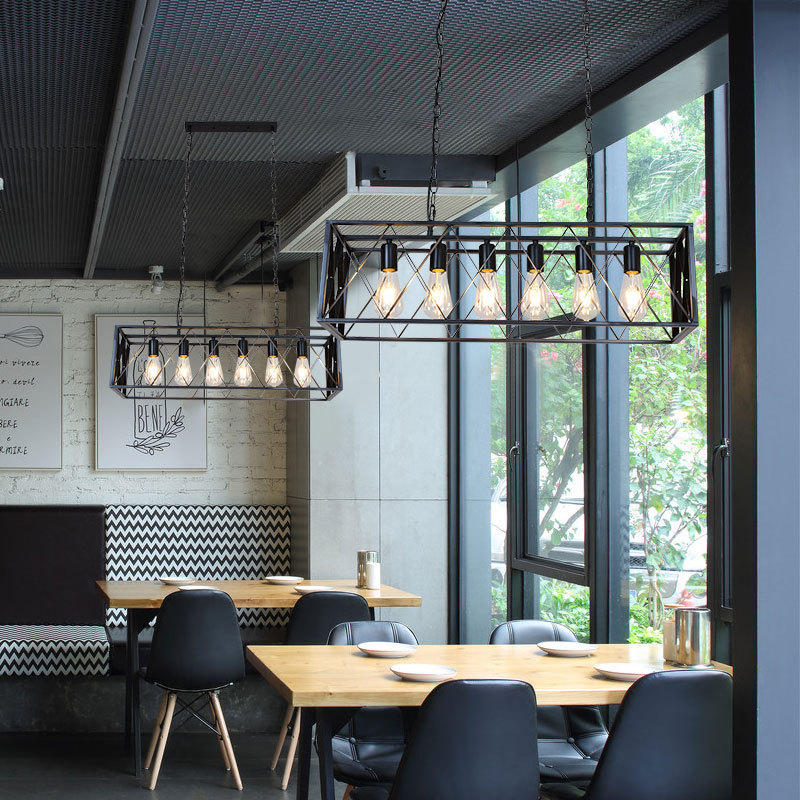 Retro estilo industrial tienda de ropa bar nostálgico barbería personalidad creativa bar lámpara restaurante lámpara decorativa