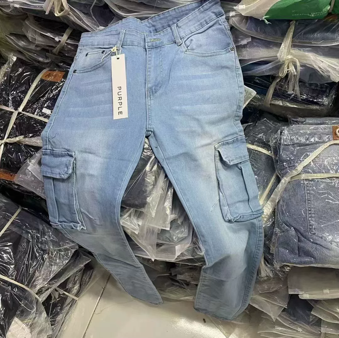 [男士牛仔裤cargo jeans of men破洞牛仔裤男士长裤批发Mens jeans]