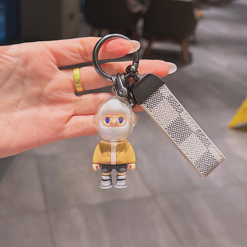 Trendy and Popular Cute Cartoon Doll Pendant Astronaut Boyfriend-Themed Couple Car Keychain Key Holder Trendy and Popular Cute Cartoon Doll Pendant Astronaut Boyfriend-Themed Couple Car Keychain Key Holder