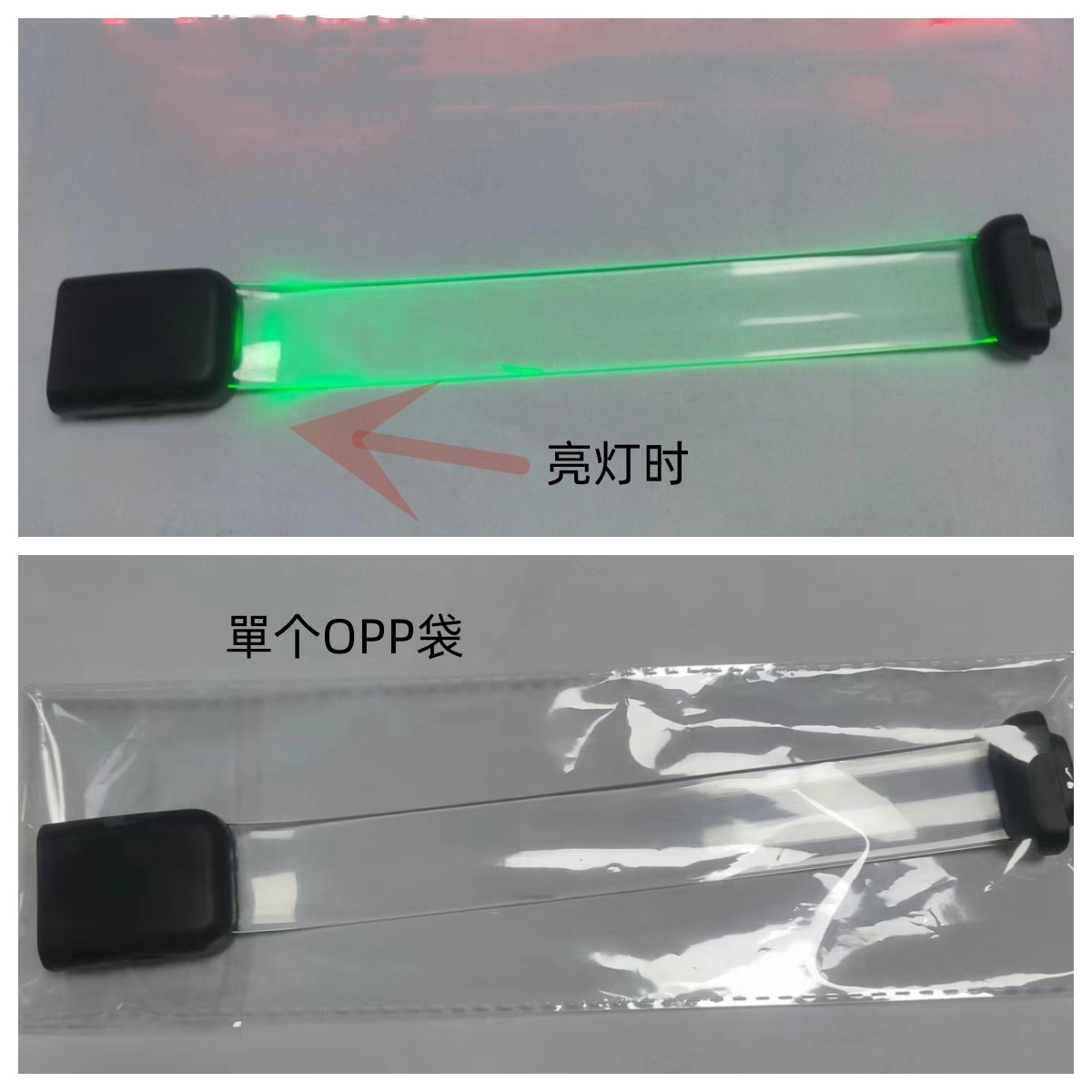 Pulsera luminosa 15 colores control remoto intermitente transformación DMX apoyo atmósfera accesorios reunión anual fiesta fiesta regalo de celebración