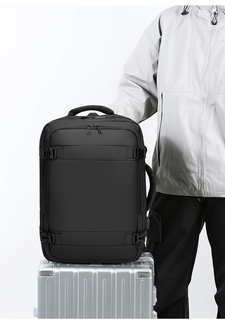 New cross-border Korean version men's backpacks, large-capacity, simple commuting computer bags for foreign trade, and school bags for junior and senior high school students undefined