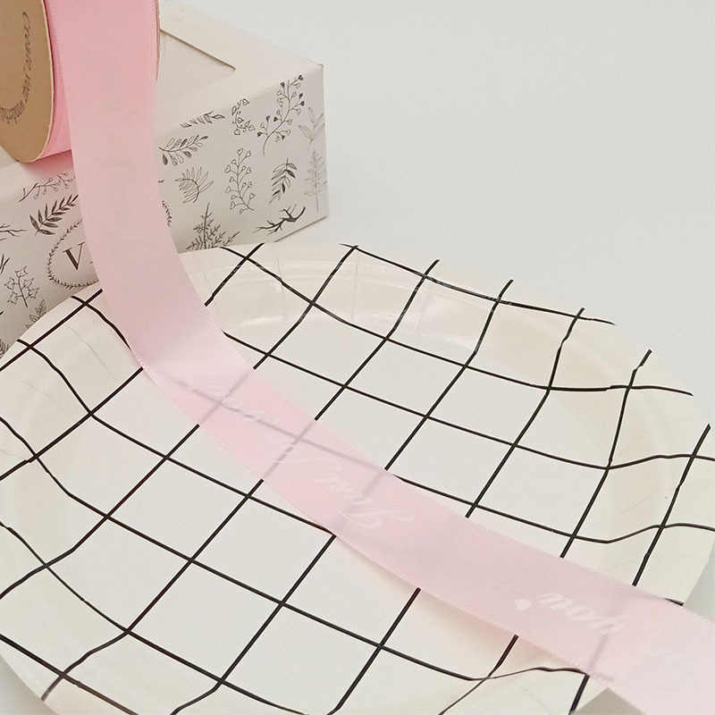 Inglés poliéster cinta flores regalo cinta DIY regalo decorativo cinta de embalaje ramo cinta al por mayor