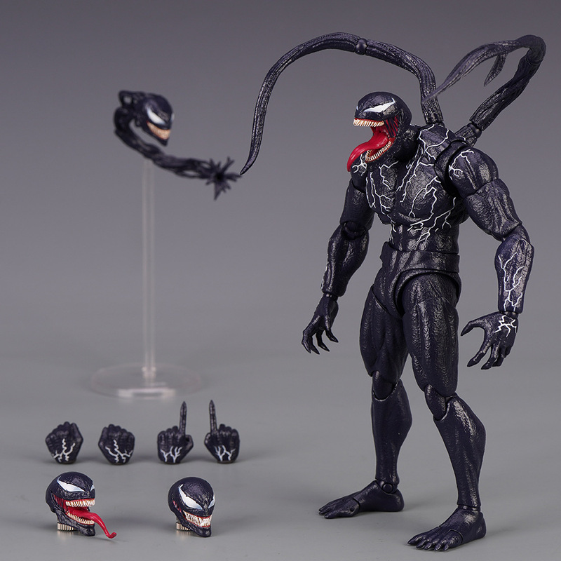 SHF Venom 2 Symbiote Marvel Universe Amazing Spider-Man Venom Action Movie Hand-made Model Toy SHF Venom 2 Symbiote Marvel Universe Amazing Spider-Man Venom Action Movie Hand-made Model Toy