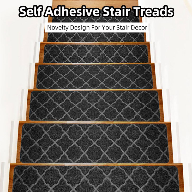 樓梯踏步墊免膠自粘樓梯地毯家用樓梯墊實木地板防滑靜音 腳墊