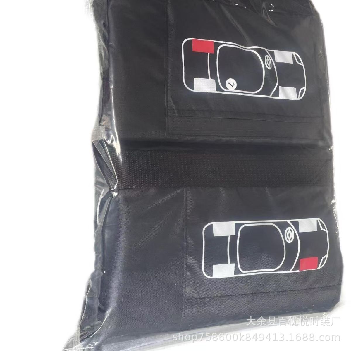 Cross-Border Hot Selling 210 Oxford Cloth Tire Cover Car Spare Tire Cover Snow Tire Storage Bag Wheel Cover Protective Cover