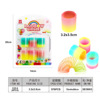 The suction plate children Early education baby Puzzle Toys boy Piles of music Magic power Rainbow Circle Coil major power chain