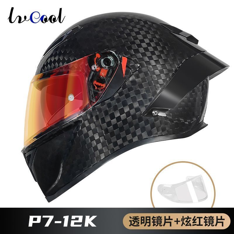 オートバイフルフェイスヘルメット 3c 認定オートバイヘルメットメンズオールシーズンカーボンファイバーキャップ 3c サイクリングヘルメット女性卸売|undefined