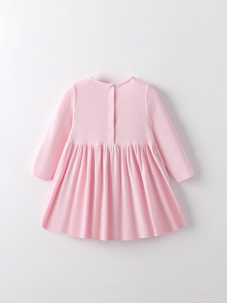 Malwee transfronterizo vestido de princesa de niña otoño y invierno nuevo estilo europeo y americano de niños de cuello redondo de manga larga vestido de niña lindo image 2