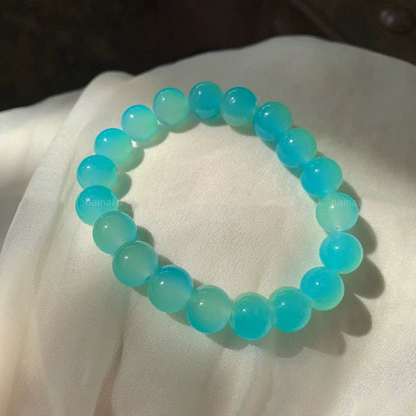 S071-[10m Small Yellow Blue] Glass #SZ572