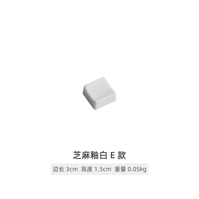 Estante de palillos creativos - esmalte de sésamo blanco e