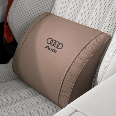 Headrest Suitable for Audi A3/A4L/A6L/A8/Q3/Q5/Q7/Q8 - small-k-velvet-chestnut-brown-audi-lumbar-support-1-piece