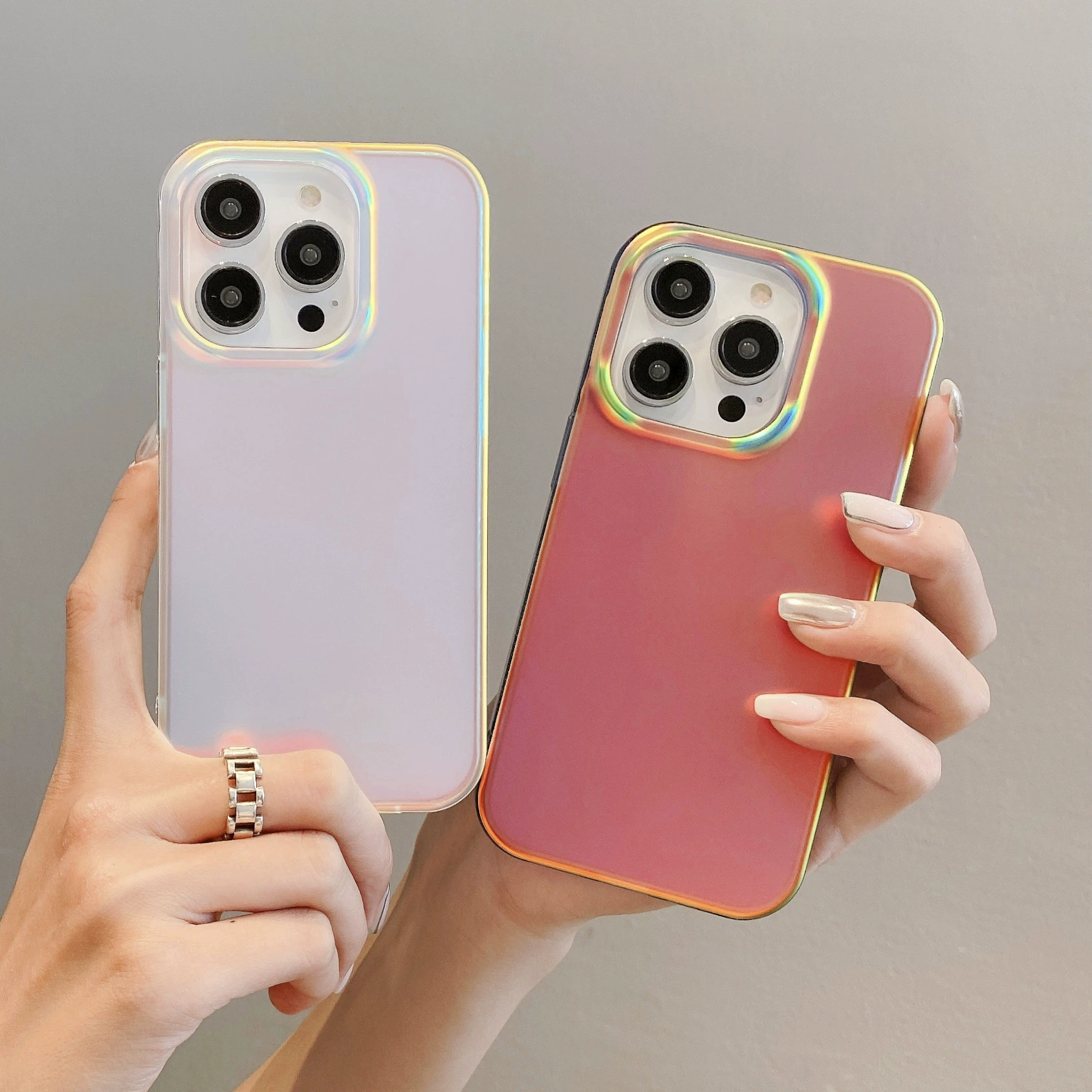 Яблоко, флуоресцентный чехол для телефона pro, матовый совместимый iphone13, мобильный телефон, градиент, японский и корейский