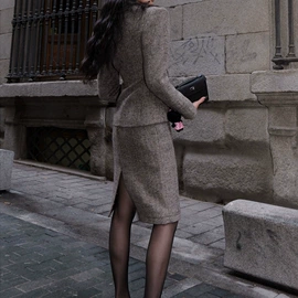 连衣裙;半身裙;时尚休闲套装