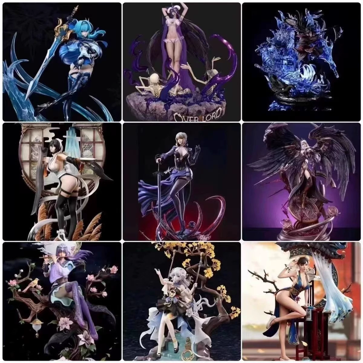 Фигурка Figure Store, аниме-стиль 30×25×35 см, 1,2 кг, случайный персонаж (Genshin/Honkai/Naruto/Pirates)