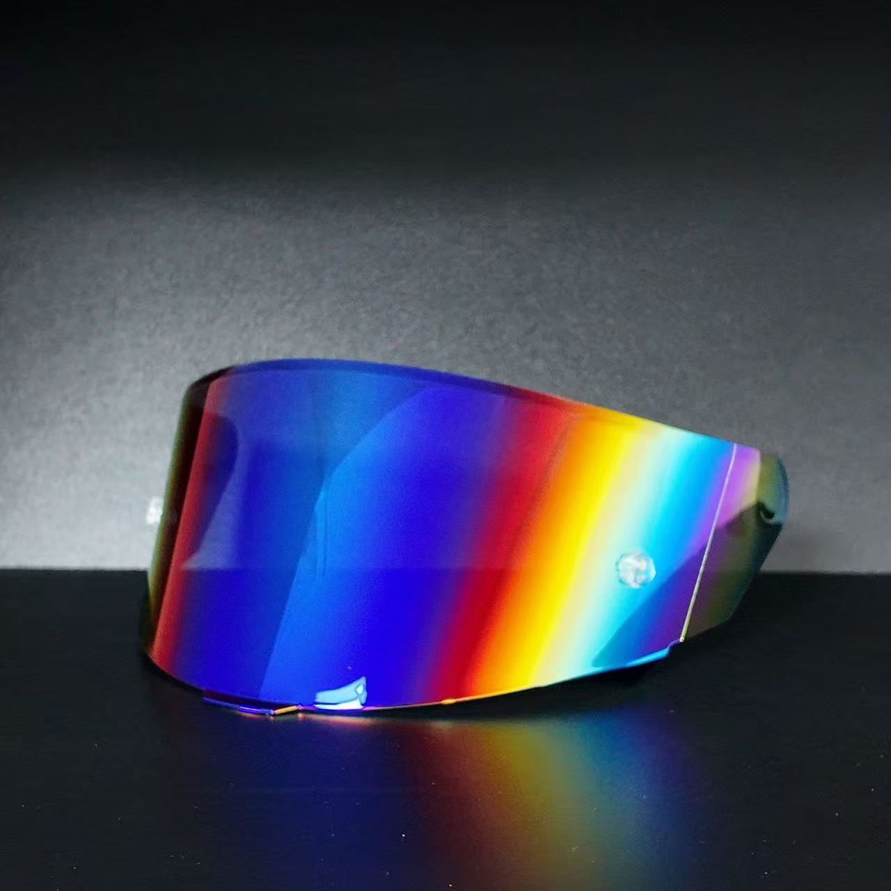Motorcycle Helmet Lens Riding Windproof Suitable for Kyt Full-Face Helmet Lens Electroplating Lens
