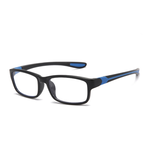 新款时尚防蓝光老花镜超轻硅胶橡皮脚套防滑舒适男女方框眼镜