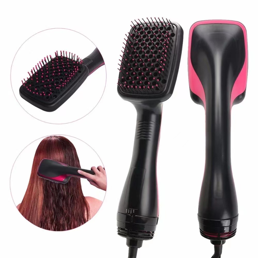 in uno Due pettini ad aria calda, piastra per capelli asciutta e bagnata, asta per arricciare, arricciacapelli a doppio scopo completamente automatico_voghion.com