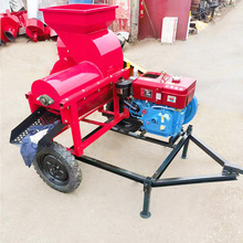 玉米脱粒机850型移动工作脱粒机PTO 版玉米扒皮脱粒一体机