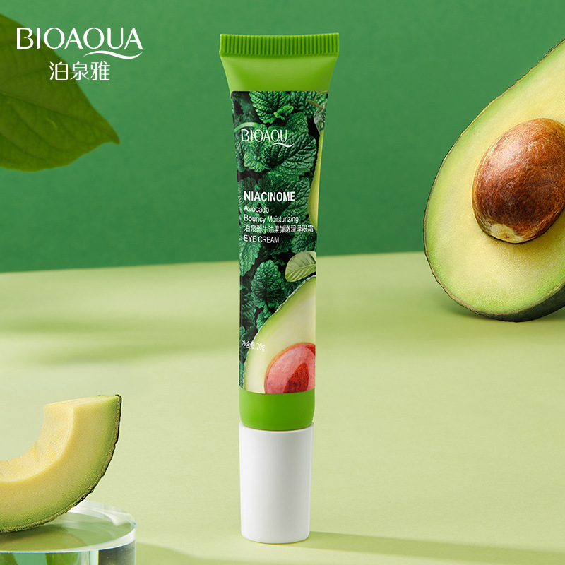 Boquanya Crema de ojos hidratante elástica de aguacate Hidratante Hidratante, Rejuvenecimiento de la piel y reducción de las ojeras Crema de ojos al por mayor