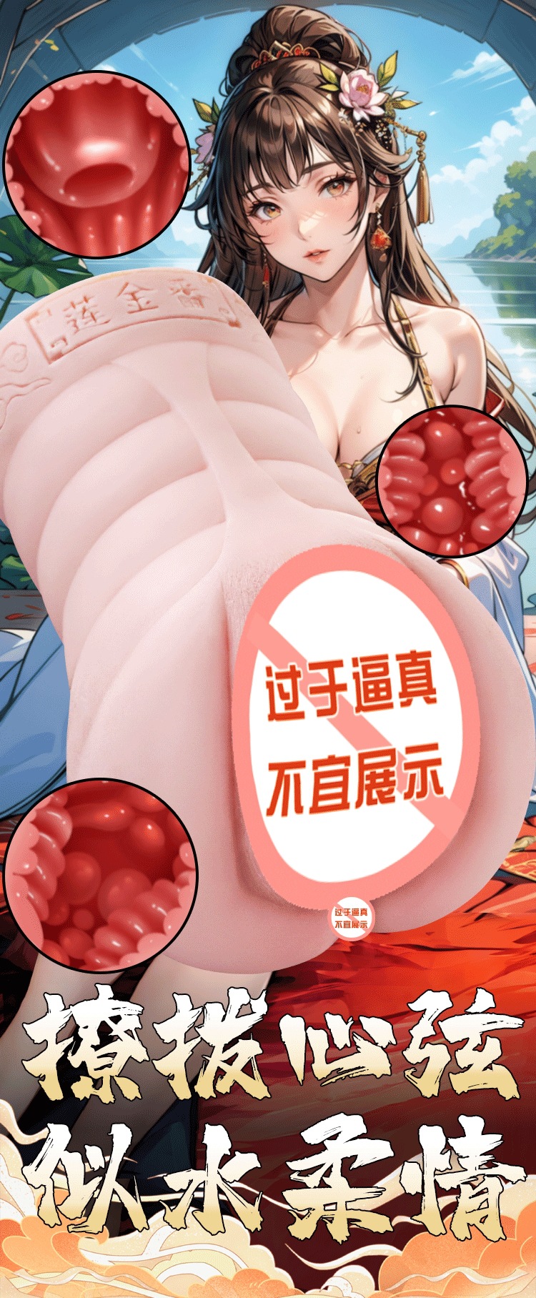Jiuai Airplane Cup Male Masturbator TPE Inverted Mold Manual Adult Toy — detail image 7