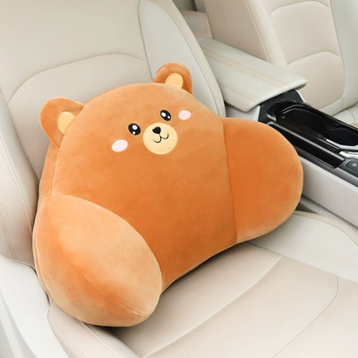 Headrest for Car Use, Seat Cushion - little-bear-lumbar-support-1-piece