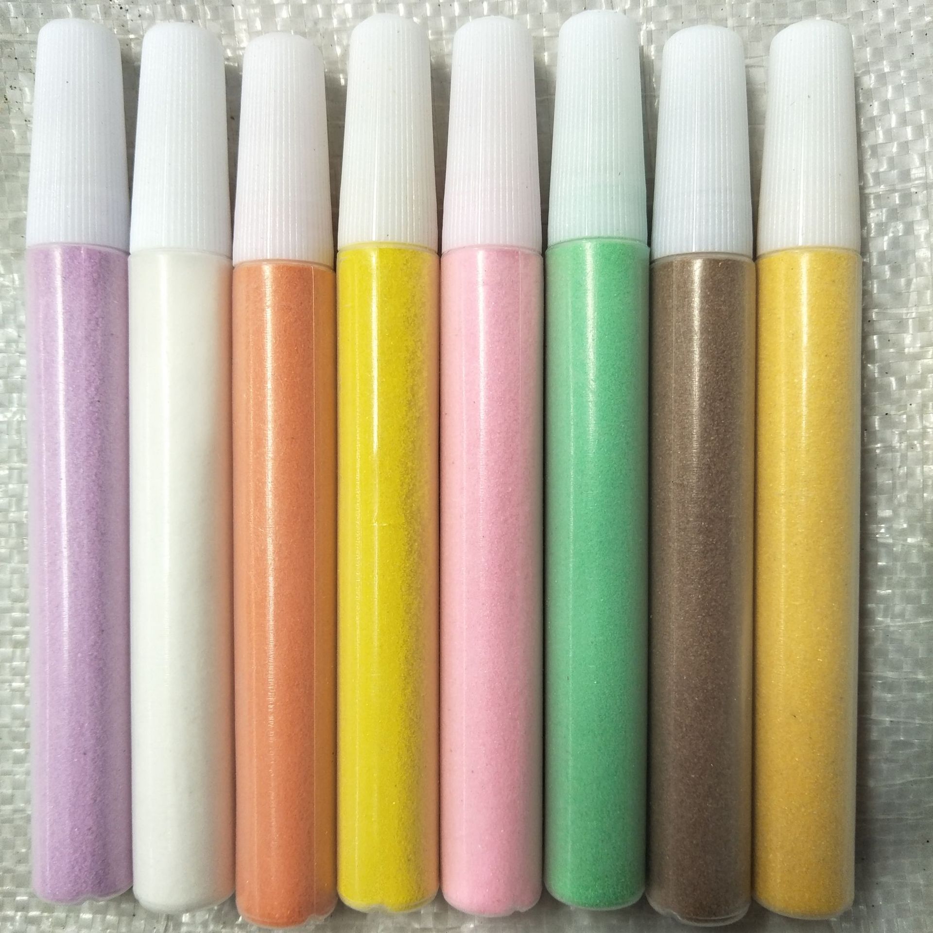 批发染色彩砂儿童沙画20克瓶装彩砂量大价优