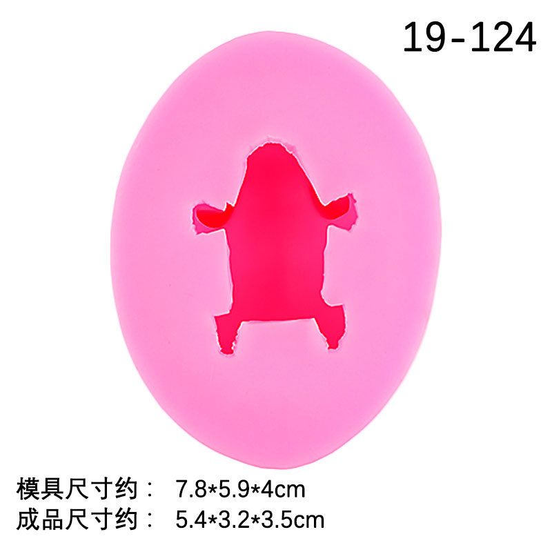Tridimensional pequeño cerdo de oro molde de silicona molde de chocolate DIY mousse hornear postre