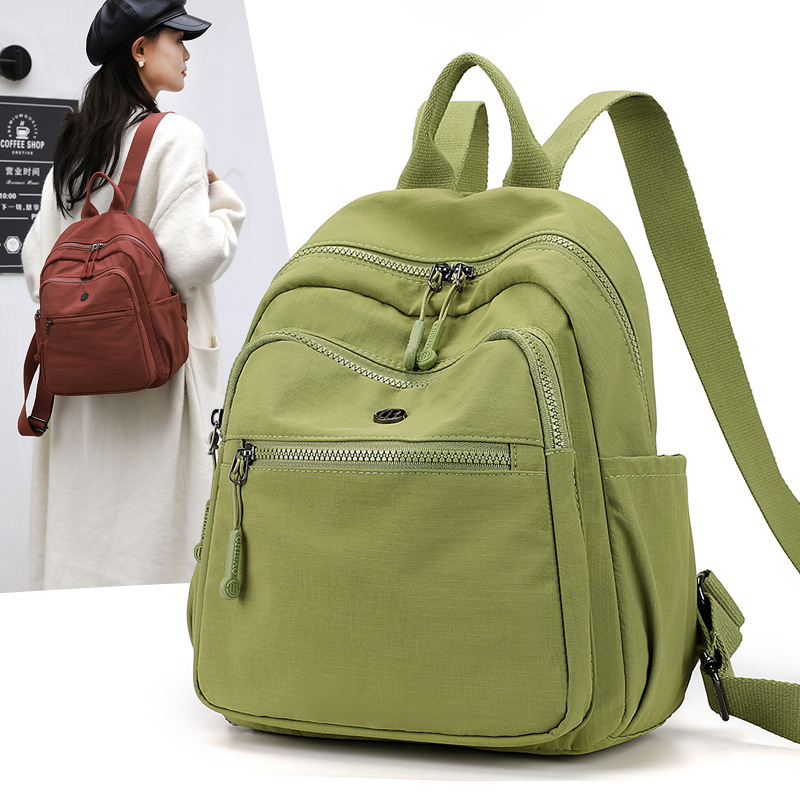 Chibao bags 2024 winter new fashion nylon cloth bag cross-border fashion backpack leisure travel women's bag