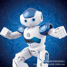 跨境专供阿尔洛克遥控智能机器人手势感应音乐儿童玩具USB充电