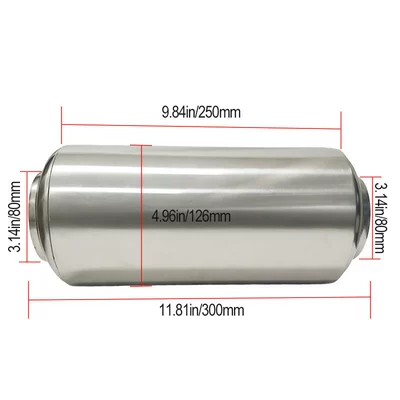 Exhaust Pipe Vortex – Exhaust pipe - 80mm