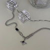 Small design brand necklace, advanced accessory hip-hop style, pendant, chain for key bag , light luxury style