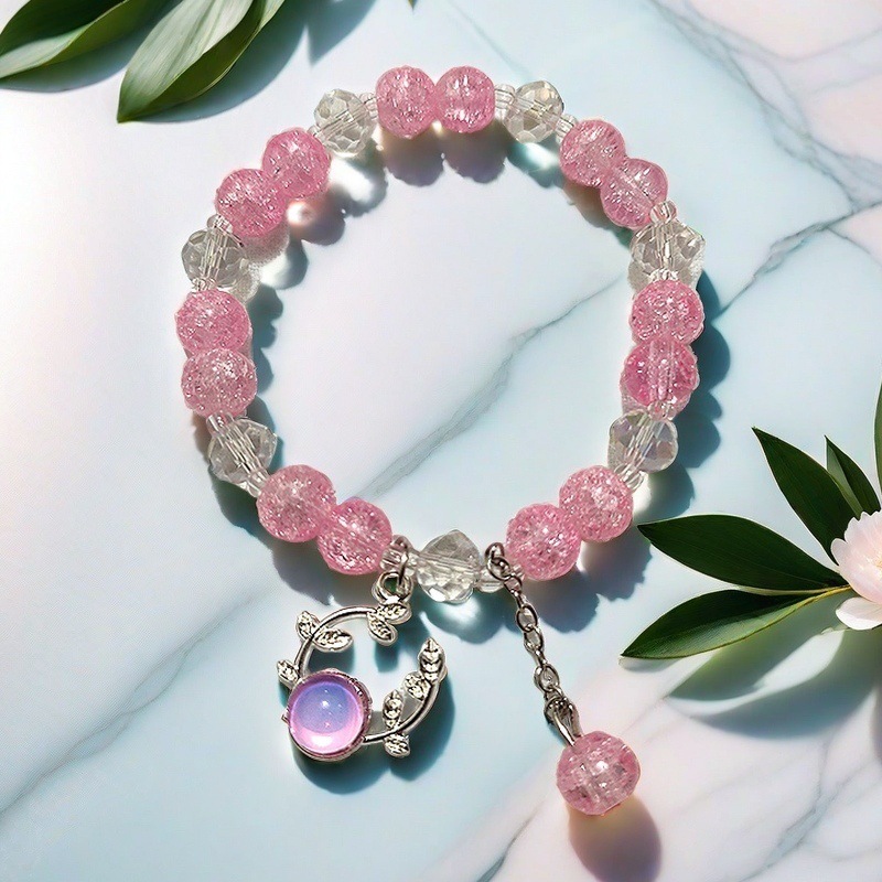 AD24 핑크 앤틀러 팔찌