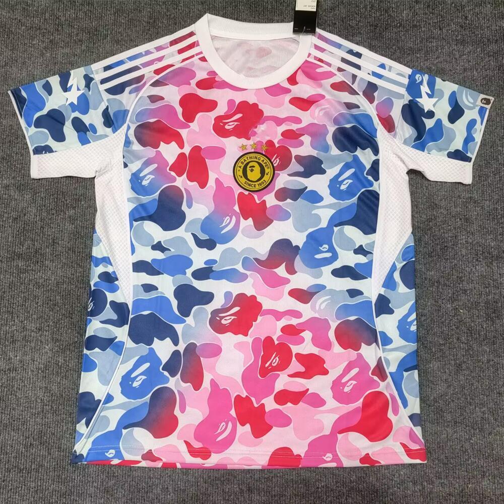 BAPE x adidas x Inter Miami CF 2024/25 Special Edition Camo Jersey Multicolor
