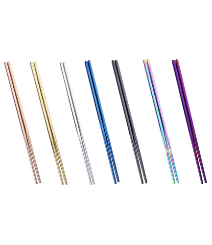 Wholesale 304 stainless steel chopsticks, household chopsticks, slip-resistant, heat-resistant, high-temperature resistant, hotel and restaurant public chopsticks, tableware