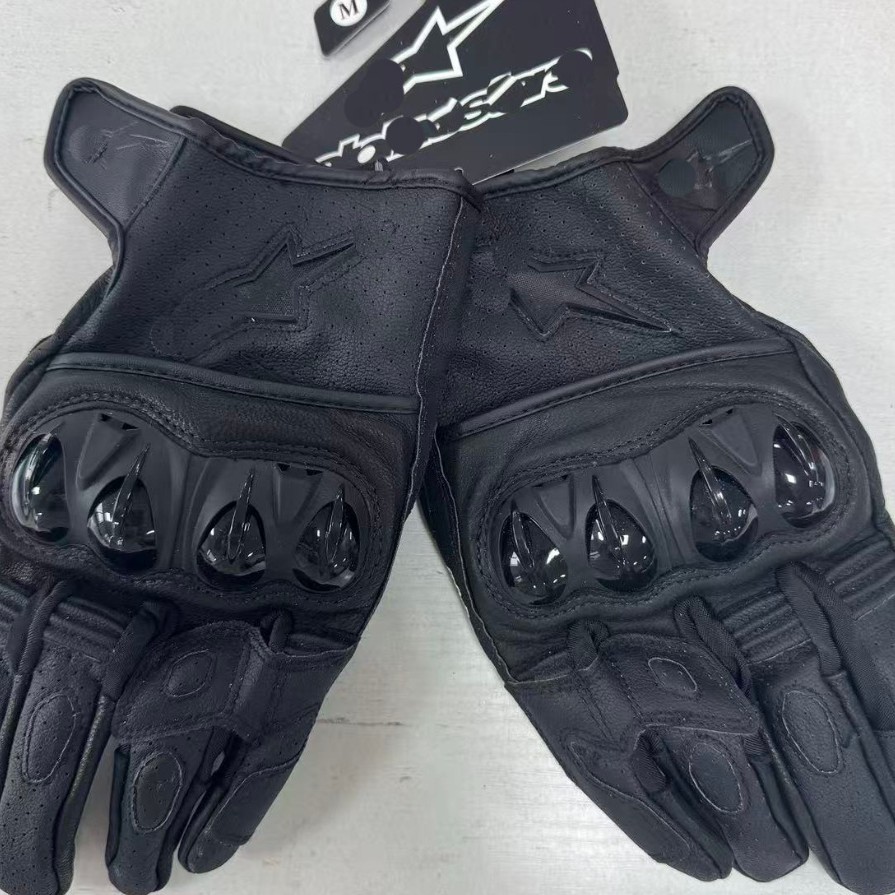 Nuevos guantes de motocicletas guantes de carreras de cuero guantes de motocicletas guantes de carreras de cuero