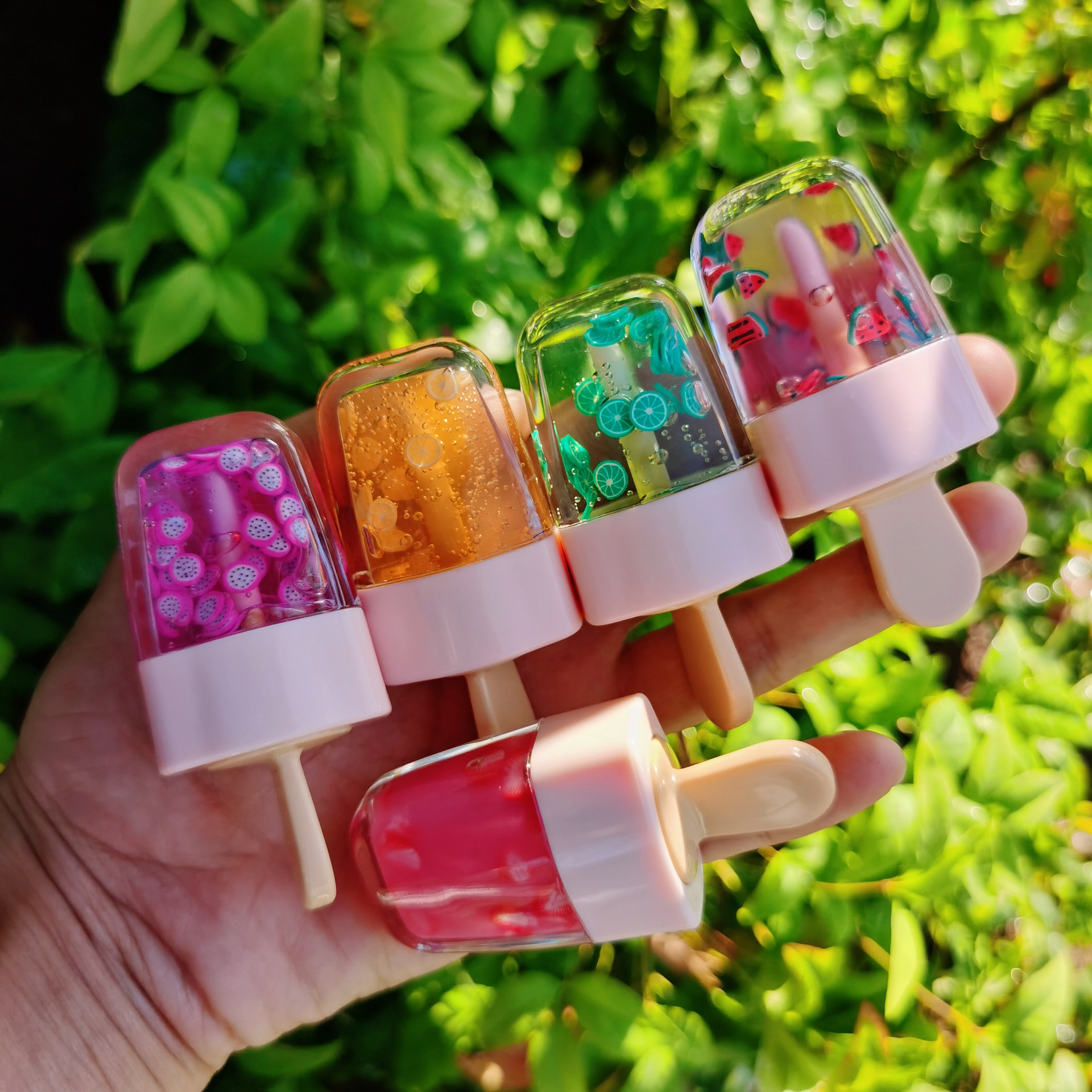 Brillo Labial Transparente con Sabor a Fruta para Niños, Sin Logotipo, Exclusivo para Sitios Web Internacionales, Gran Venta