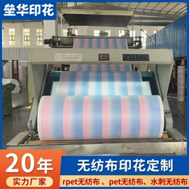 印花、扎染布;面料加工定制;其他无纺布