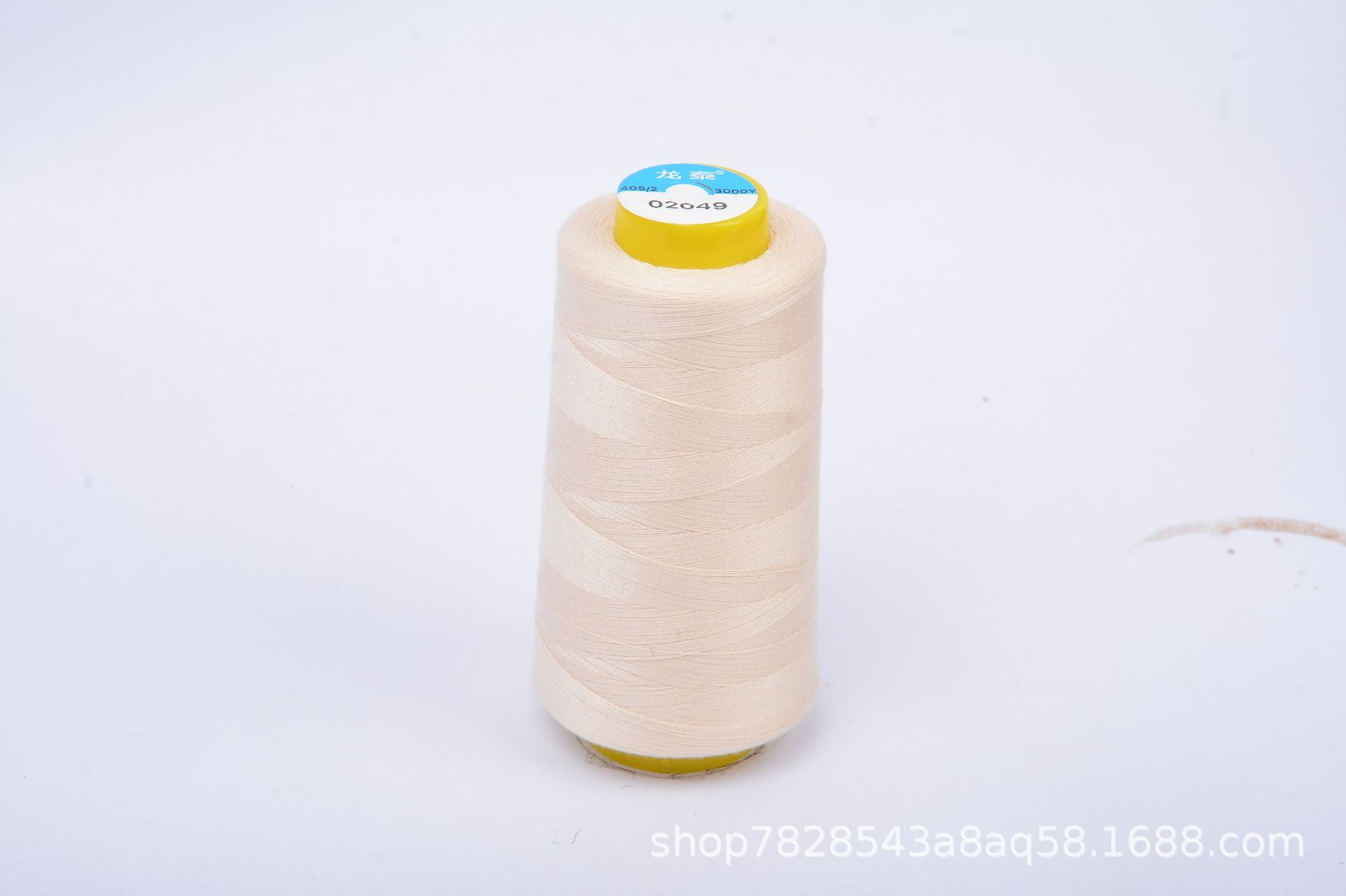 402 Liu Qing 3000 yardas línea de costura serie marrón línea especial de fábrica de ropa línea de máquina de coser de alta velocidad