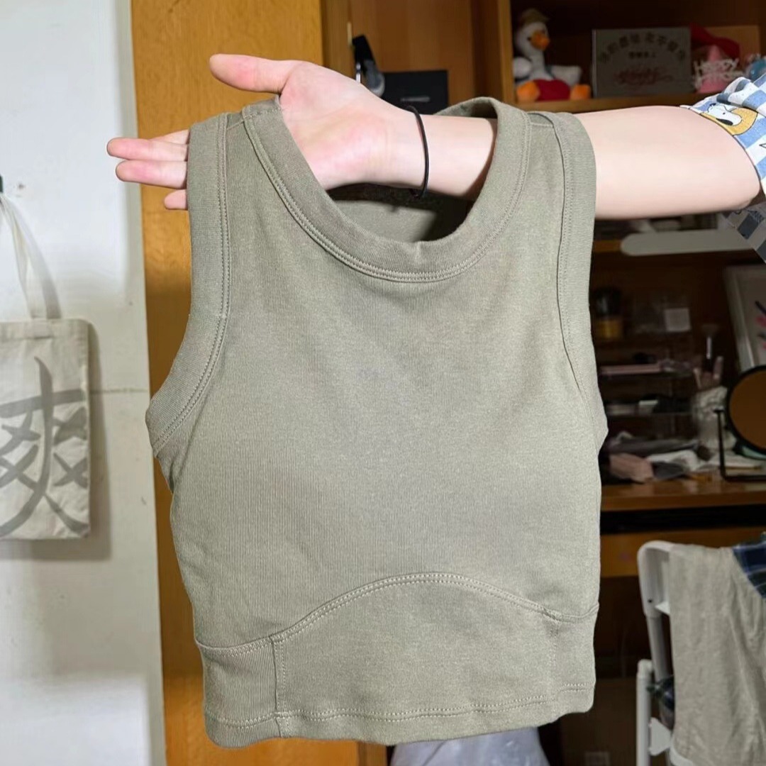 METWO camisola en forma de I en vivo de látex sin costuras slim fit con almohadilla en el pecho belleza espalda chaleco envuelto pecho desgaste exterior