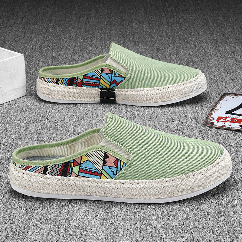 Men's Summer Corduroy Slip-On Espadrilles Trendy Versatile Casual Fashion Driving Flat Shoes Men's Summer Corduroy Slip-On Espadrilles Trendy Versatile Casual Fashion Driving Flat Shoes